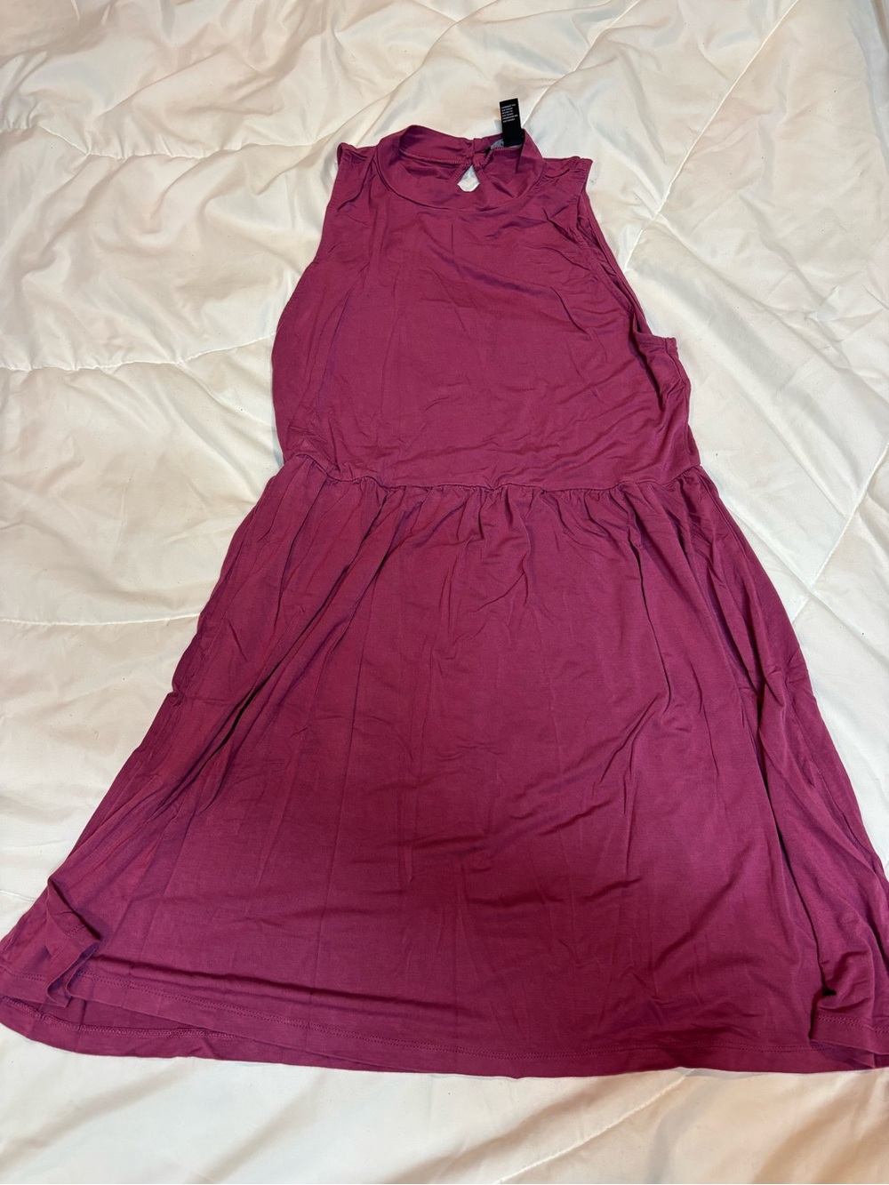 Forever 21 Sleeveless Magenta Midi Dress size large